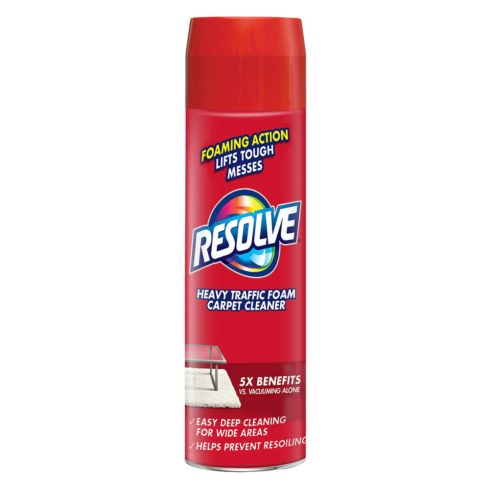 Resolve High Traffic Foam Carpet Cleaner, 22 Oz